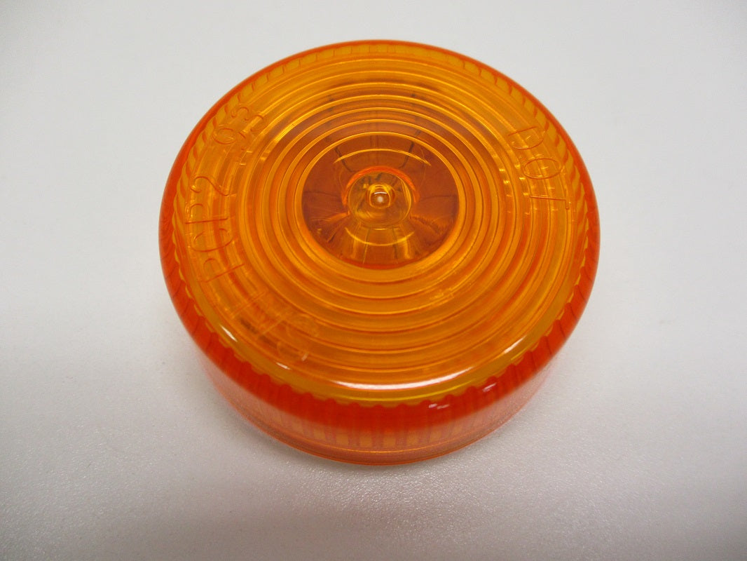 Amber 2 inch Round Incandescent Truck Camper Trailer Marker Clearance Light