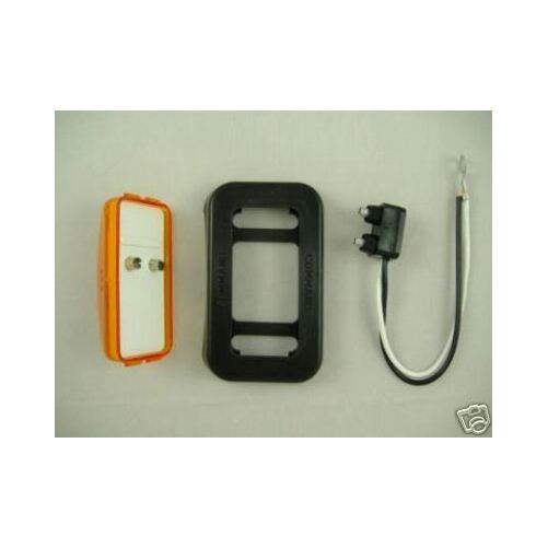 Incandescent 2.5" Amber Truck Trailer Clearance Lights / Grommet Mount