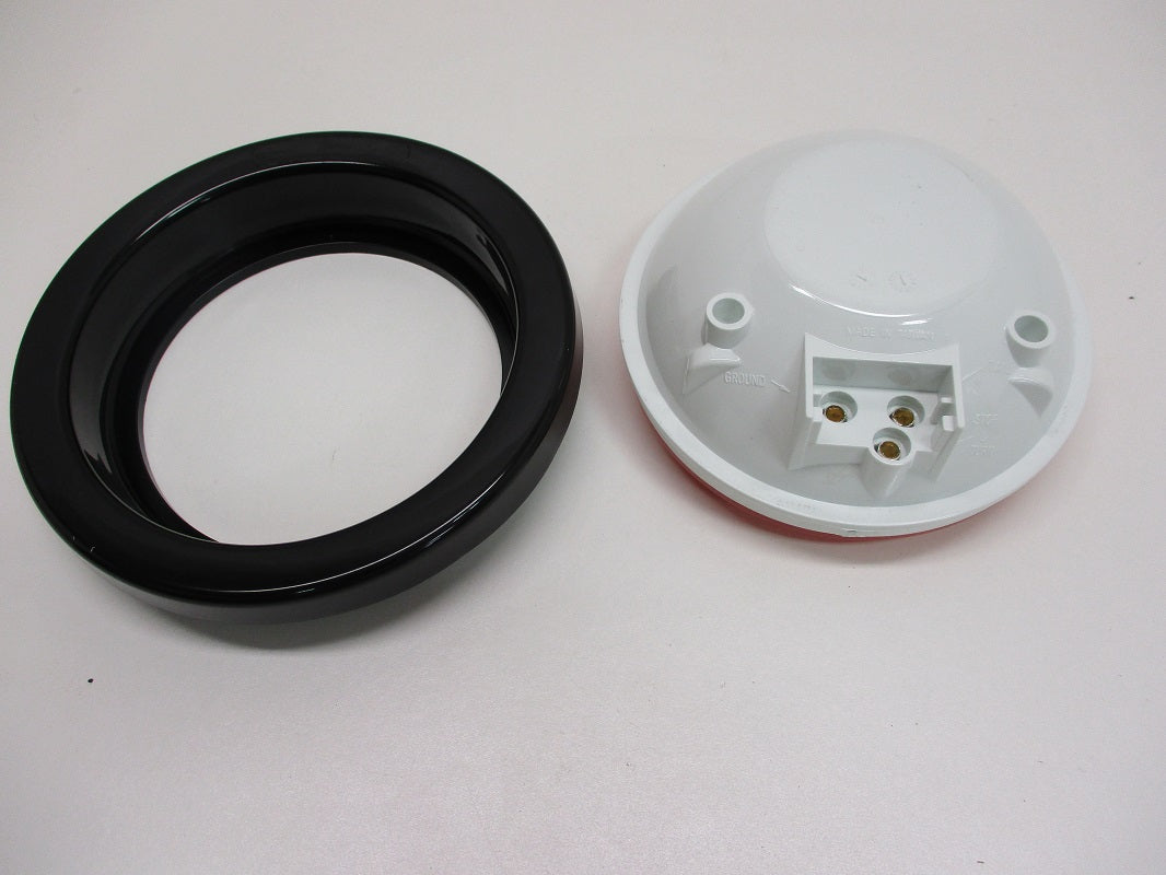 (50) Amber 4 inch Round Truck Trailer Camper Turn Signal Marker Lights /Grommets