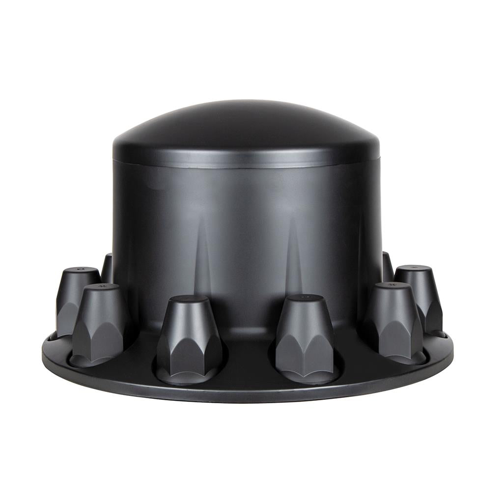 33MM Thread On Matte Black Dome Axle Cover Combo Kit w/nut cover tool.