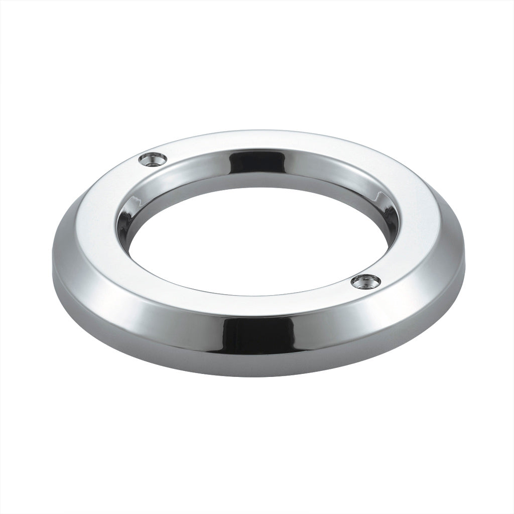 (10) Round Chrome Bezels / Covers 2.5" LED Side Marker Clearance Lights