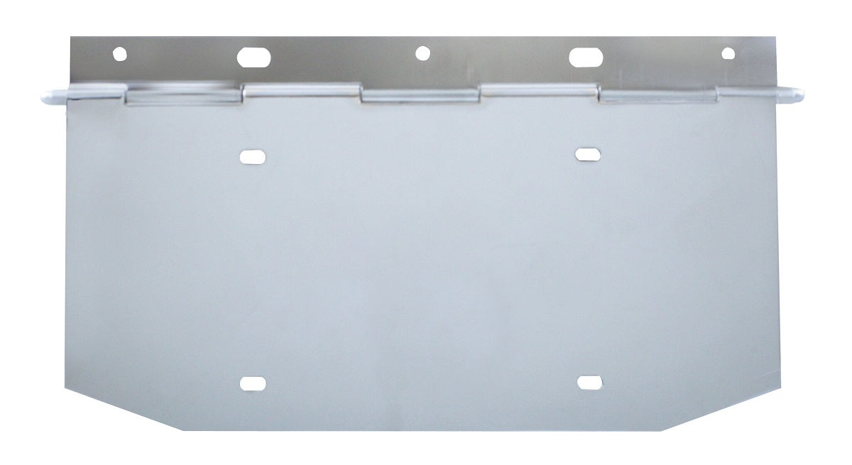 Hinged Steel License Plate Holder 15" x 7" Frieghtliner, Peterbilt, Fits Kenworth