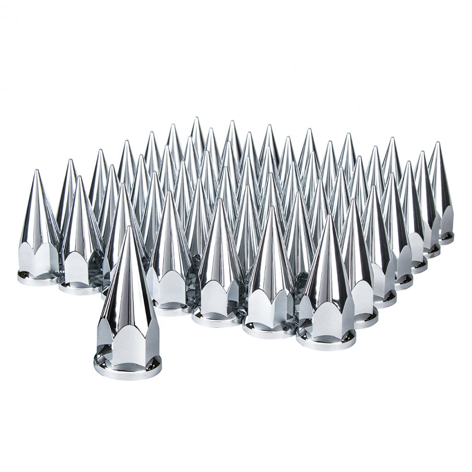 33mm x 4-7/8" Super Spike Nut Cover - Push-On (60/Pack) Semi Truck RV Bus