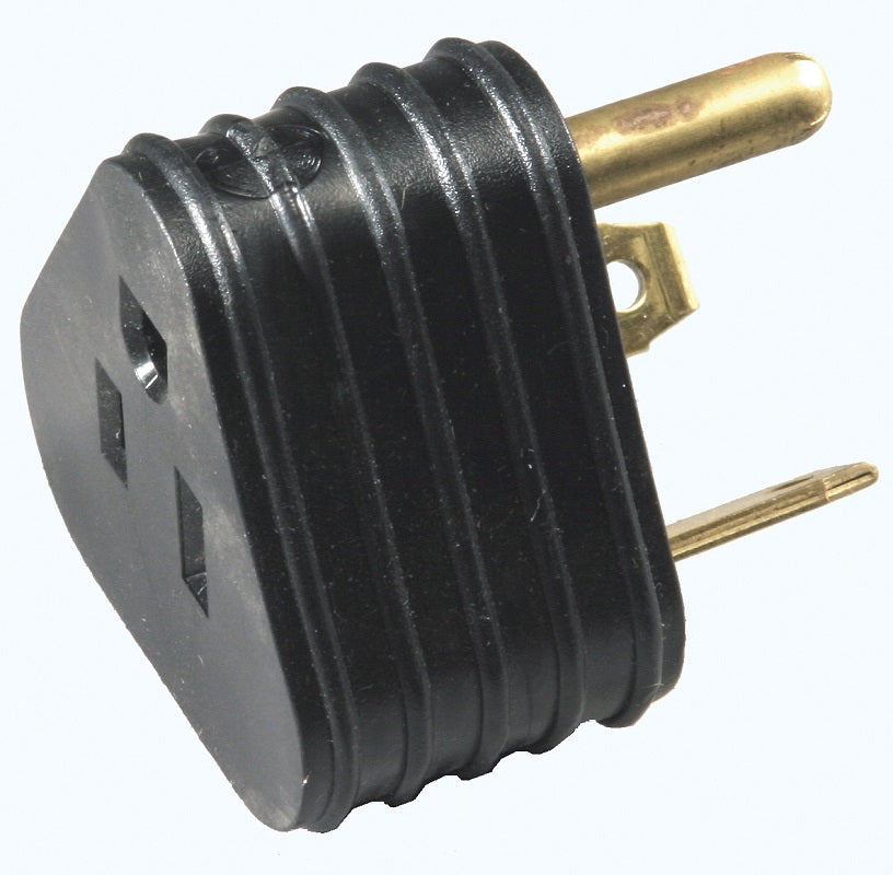 15A Female To 30A Male Adapter Plug / RV Camper Motor Home Trailer Electric Cord