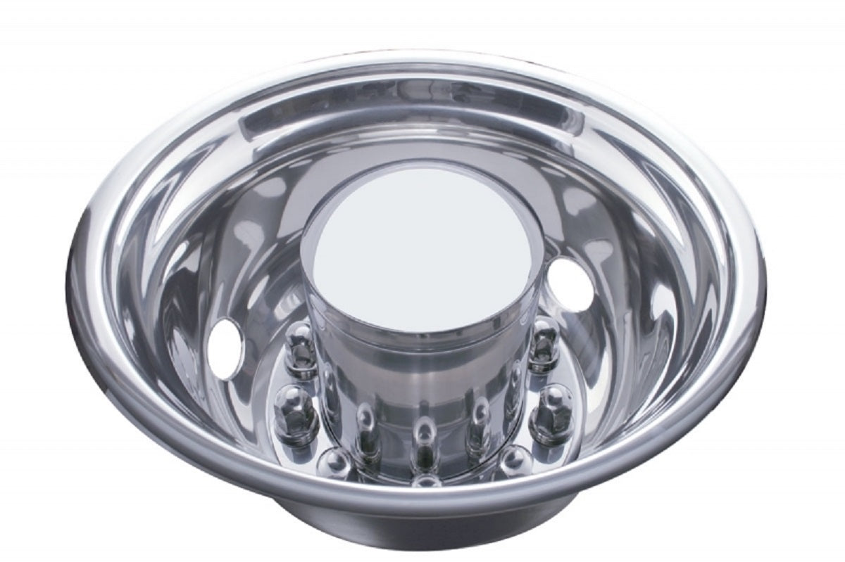 22-1/2" O.D. Stainless Rear Wheel Simulator Set - 2 Vent Hole, Hub Piloted