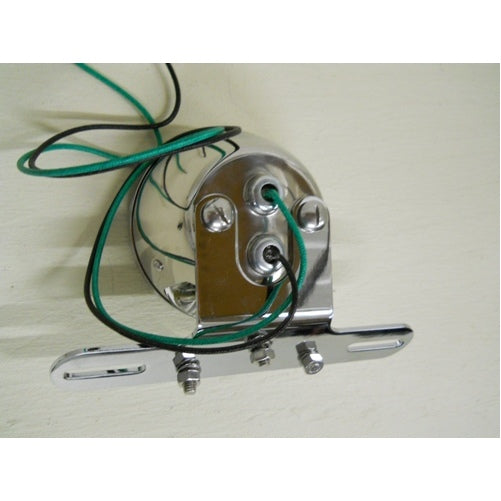 Red 19 LED Motorcycle Stop Turn Tail Light / White 4 LED License Plate Light