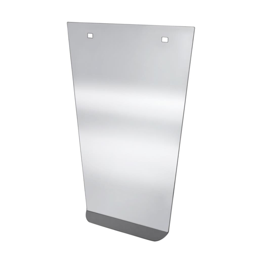 16 1/4" Mud Flap Anti-Sail Plates - Stainless Steel - Plain / Pair