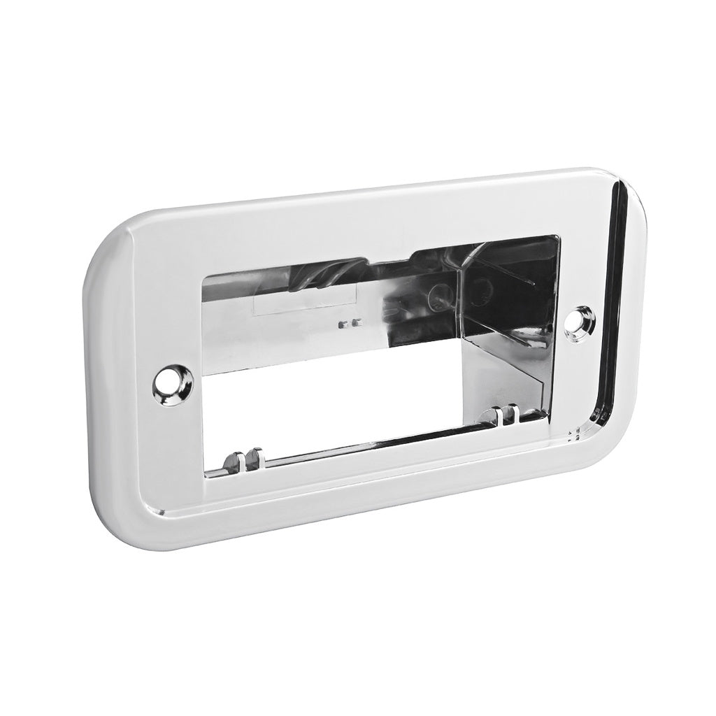 Chrome Plastic Ash Tray Housing/Trim 2005 & Older Peterbilt Trucks