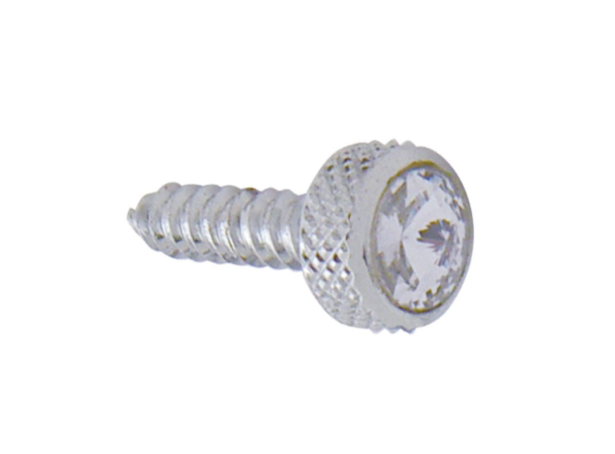 6 Pack of Upper Dash Screws Fits Kenworth - Clear Crystal Jewel