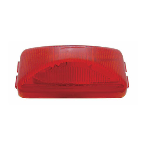 Incandescent 2.5" Red RV Truck Trailer Clearance Side Marker Lights