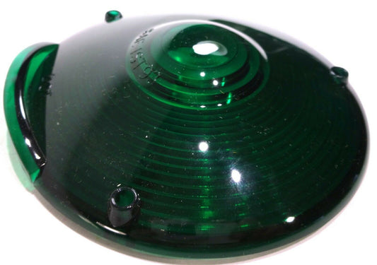 Replacement Lens 4" Round Green Plastic 3 Screws Peterbilt Fits Kenworth Freightliner