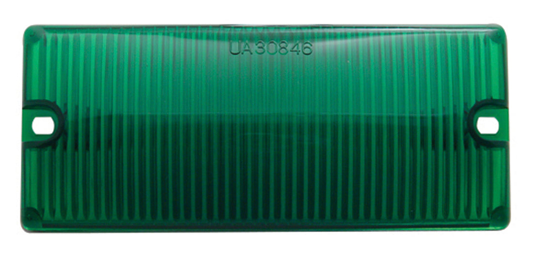 2-3/16" x 5-3/16" Rectangle Door Light Lens - Green