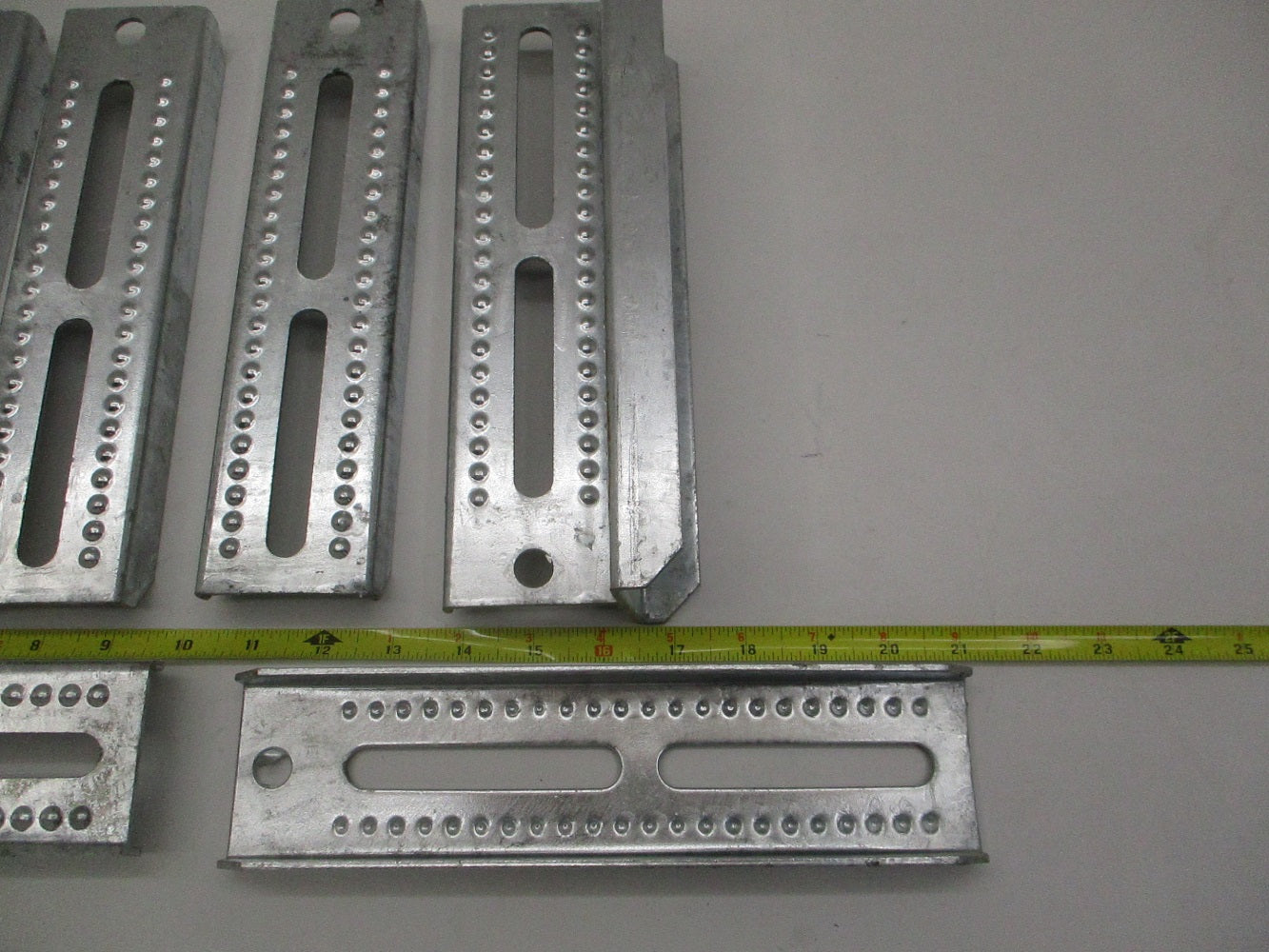 (8) Boat Pontoon Trailer 10" Galvanized Steel Bolster Bunk Board Brackets
