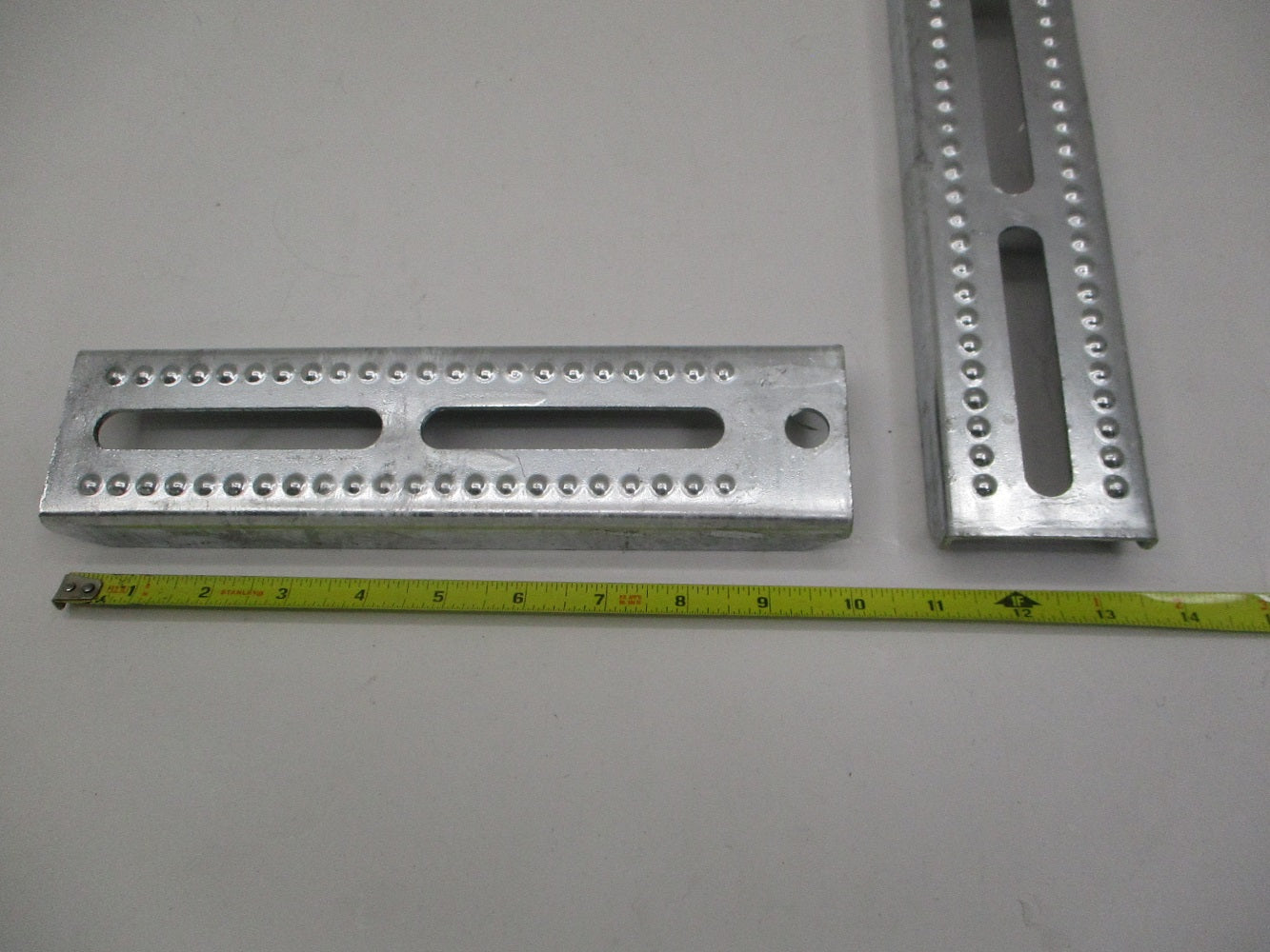 (2) Boat Pontoon Trailer 10" Galvanized Steel Bolster Bunk Board Brackets