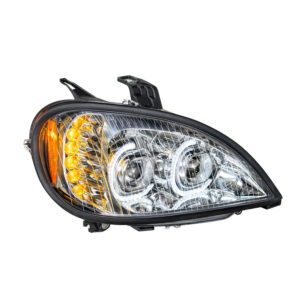 High Power LED Chrome Projection Headlight 2001-2020 Freightliner Columbia RH/LH