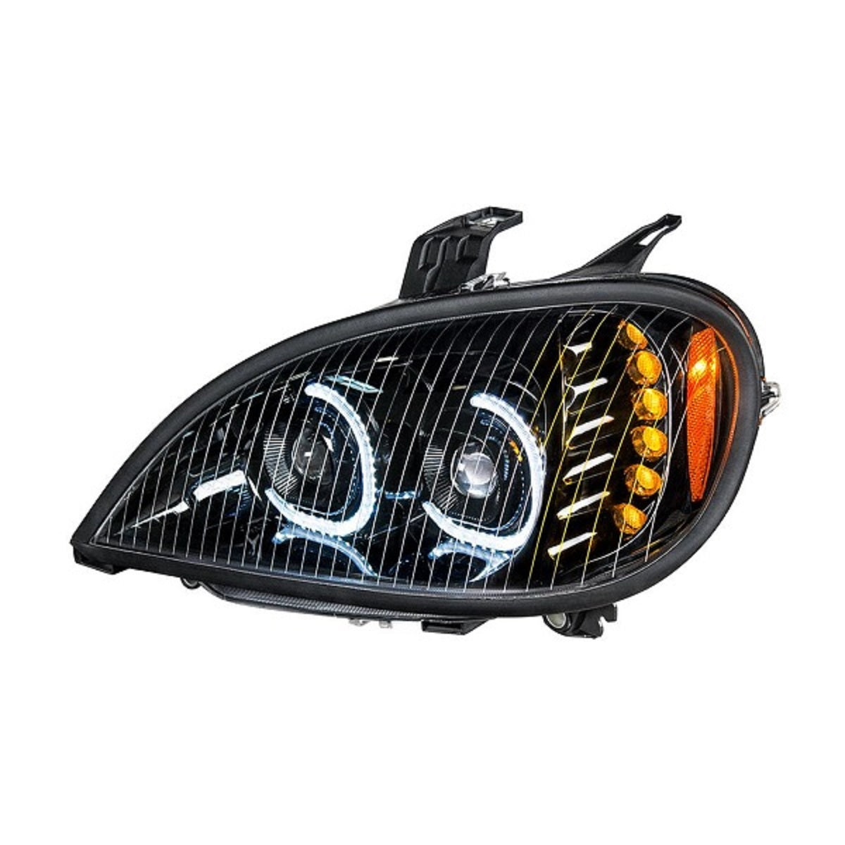 High Power LED Blackout Projection Headlight 2001-2020 Freightliner Columbia