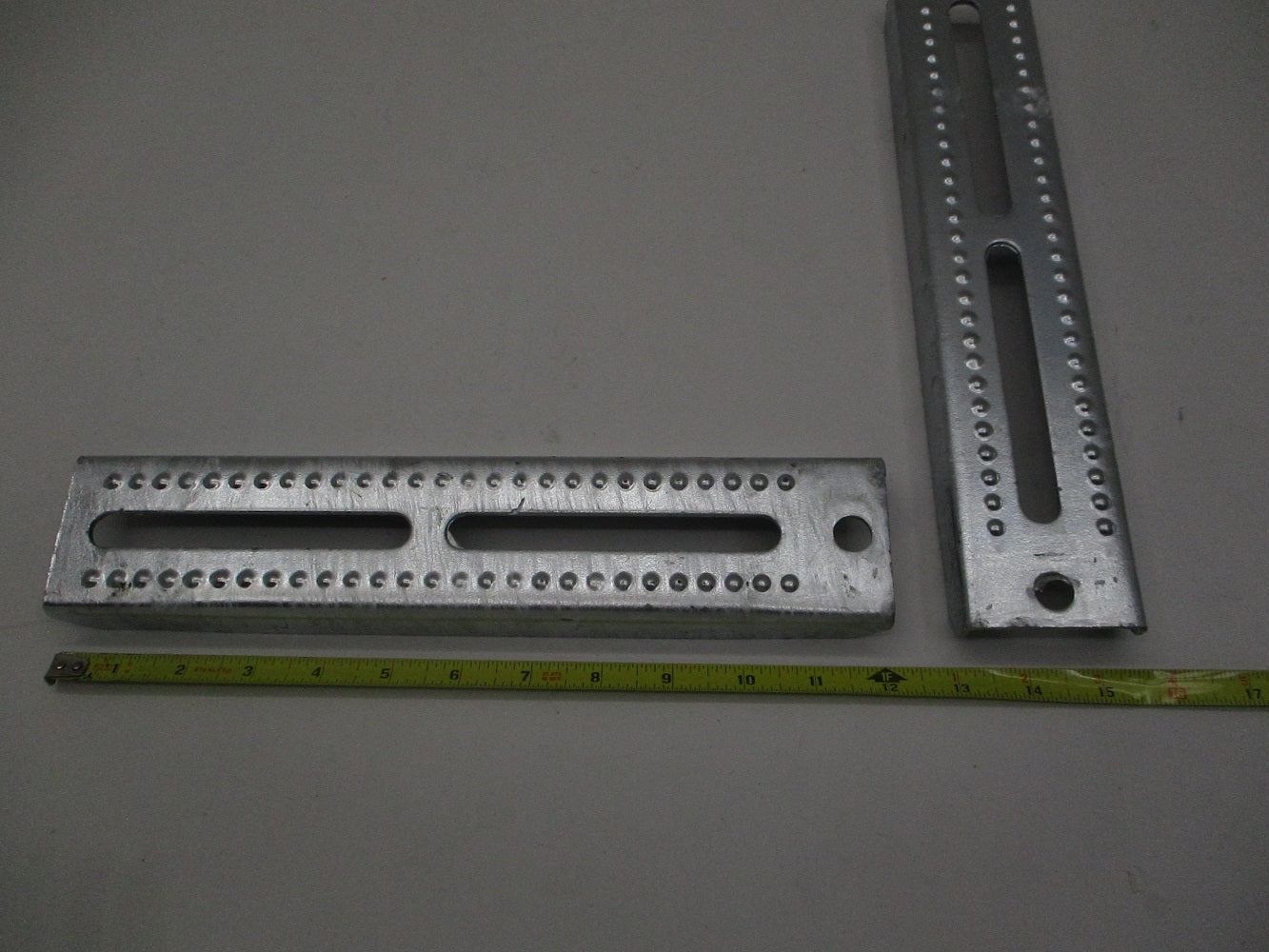 (2) Boat Pontoon Trailer 12" Galvanized Steel Bolster Bunk Board Brackets