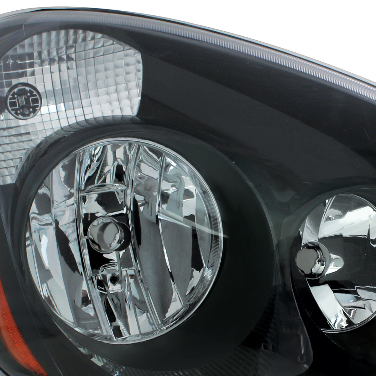 Pair "Blackout" Headlight Set For 2008-2017 Freightliner Cascadia LH RH