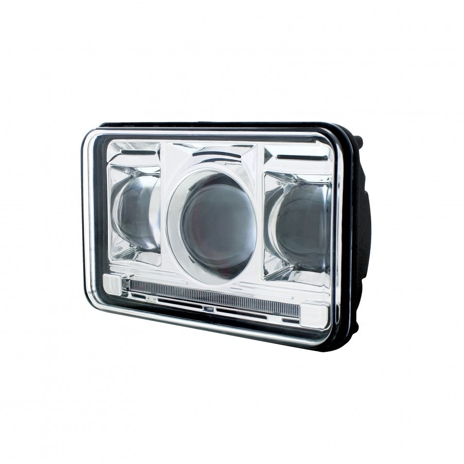 4" x 6" Rectangular High Power LED Projection Headlight - Low Beam