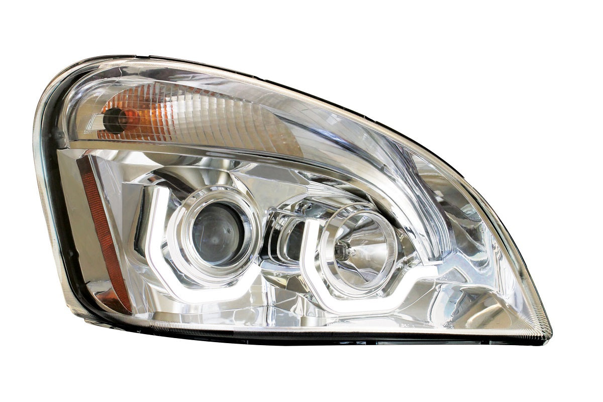 Chrome Headlight White LED Position Light 2008-17 Freightliner Cascadia RH LH