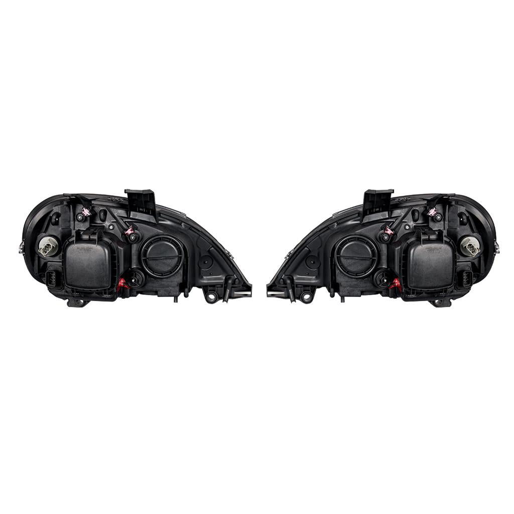 (1) Pair of Blackout Projection Headlights For 1996-2020 Freightliner Columbia