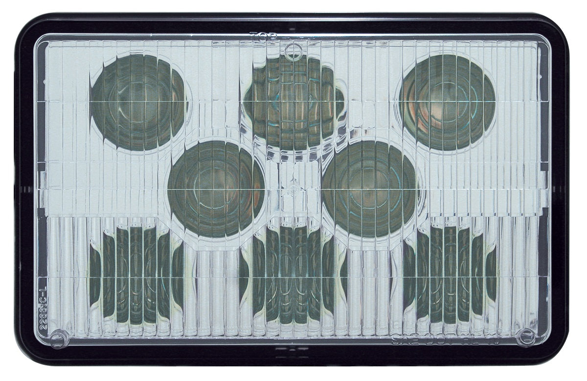 ULTRALIT - 8 High Power LED 4" X 6" Headlight - High Beam
