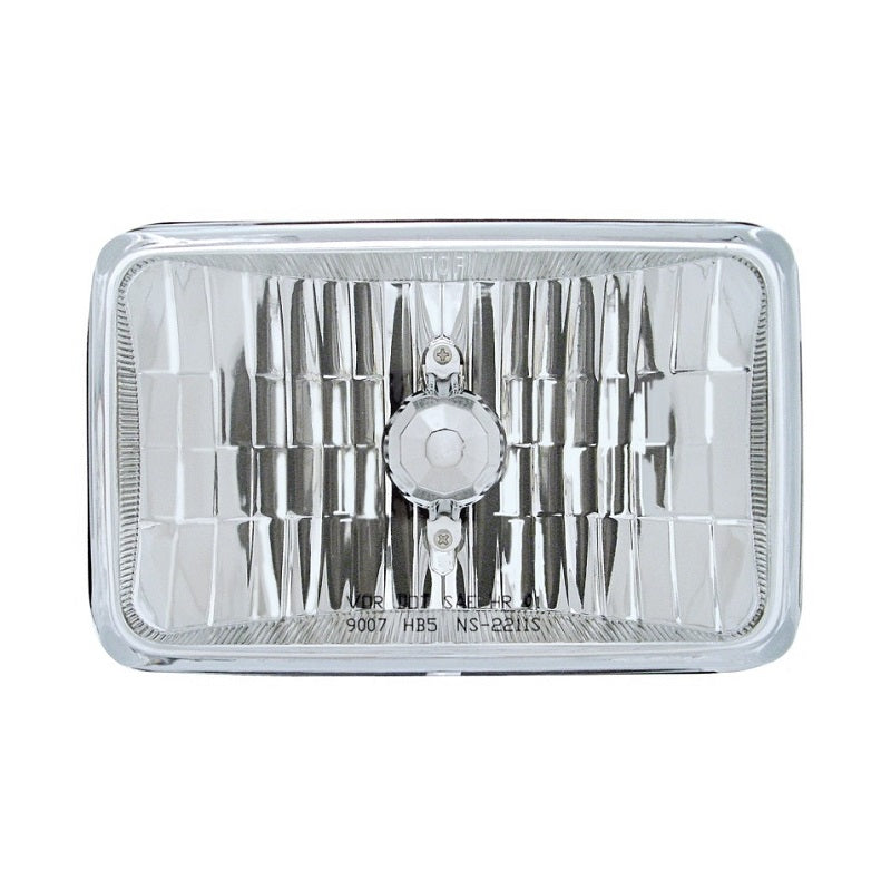 4" x 6" Crystal Headlight - High Beam Only Rugged Anti-Vibration Construction