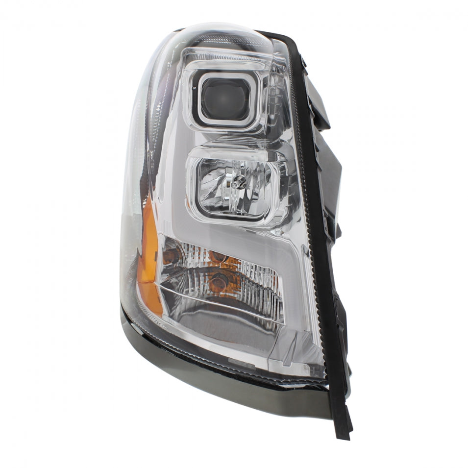 2004-2017 Fits Volvo VN/VNL Chrome Projection Headlight