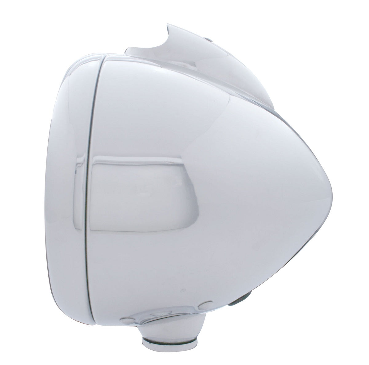 Chrome Metal Guide 682-C Style Headlight Crystal H4 & LED Signal Clear Lens