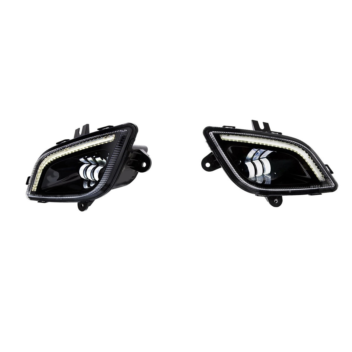 Pair of 34 LED Fog Light W/LED Light Bar For 2018-22 Freightliner Cascadia RH LH