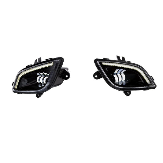 Pair of 34 LED Fog Light W/LED Light Bar For 2018-22 Freightliner Cascadia RH LH