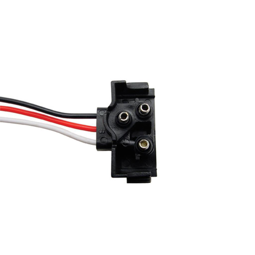 (100) Count 3-Prong Male Right Angle Bullet Plugs Wire Harness Roll. 12" Spacing