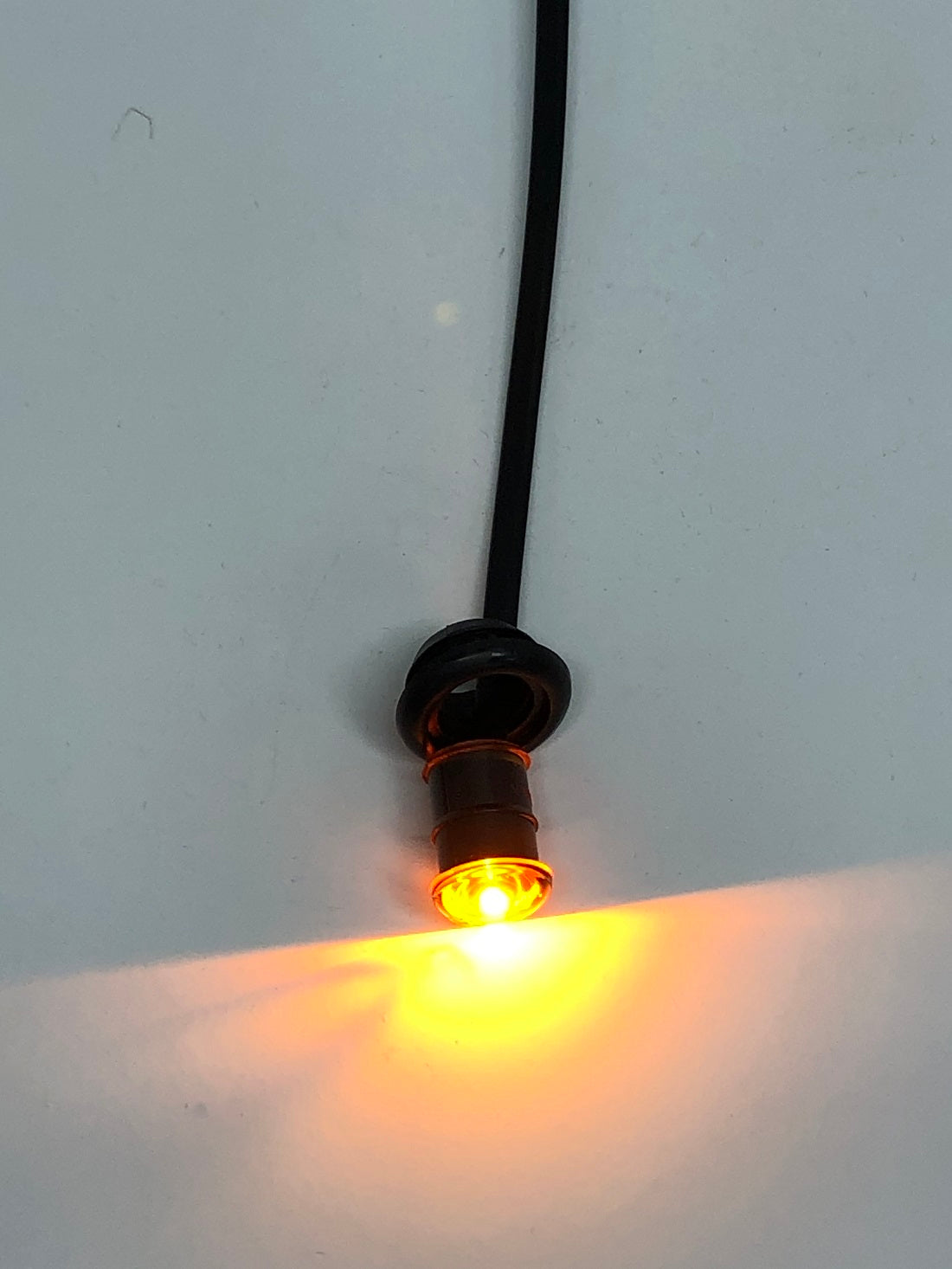 One 3/4" Amber LED Side Marker Clearance Lights Truck Trailer RV