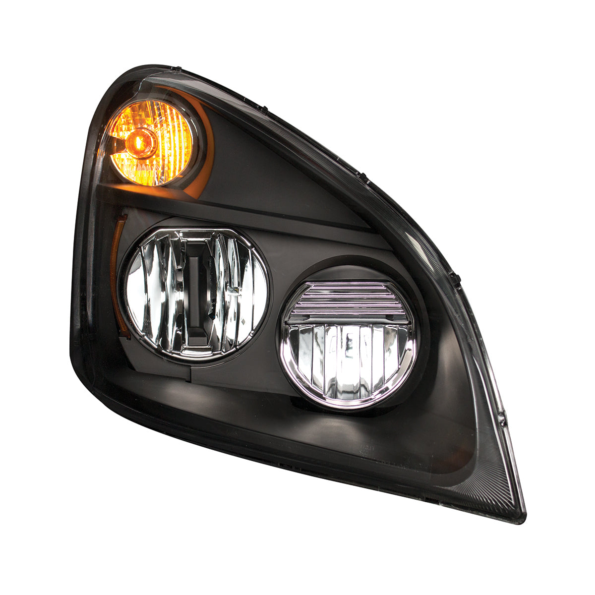 One Pair of Blackout LED Headlight For 2008-2017 Freightliner Cascadia LH & RH