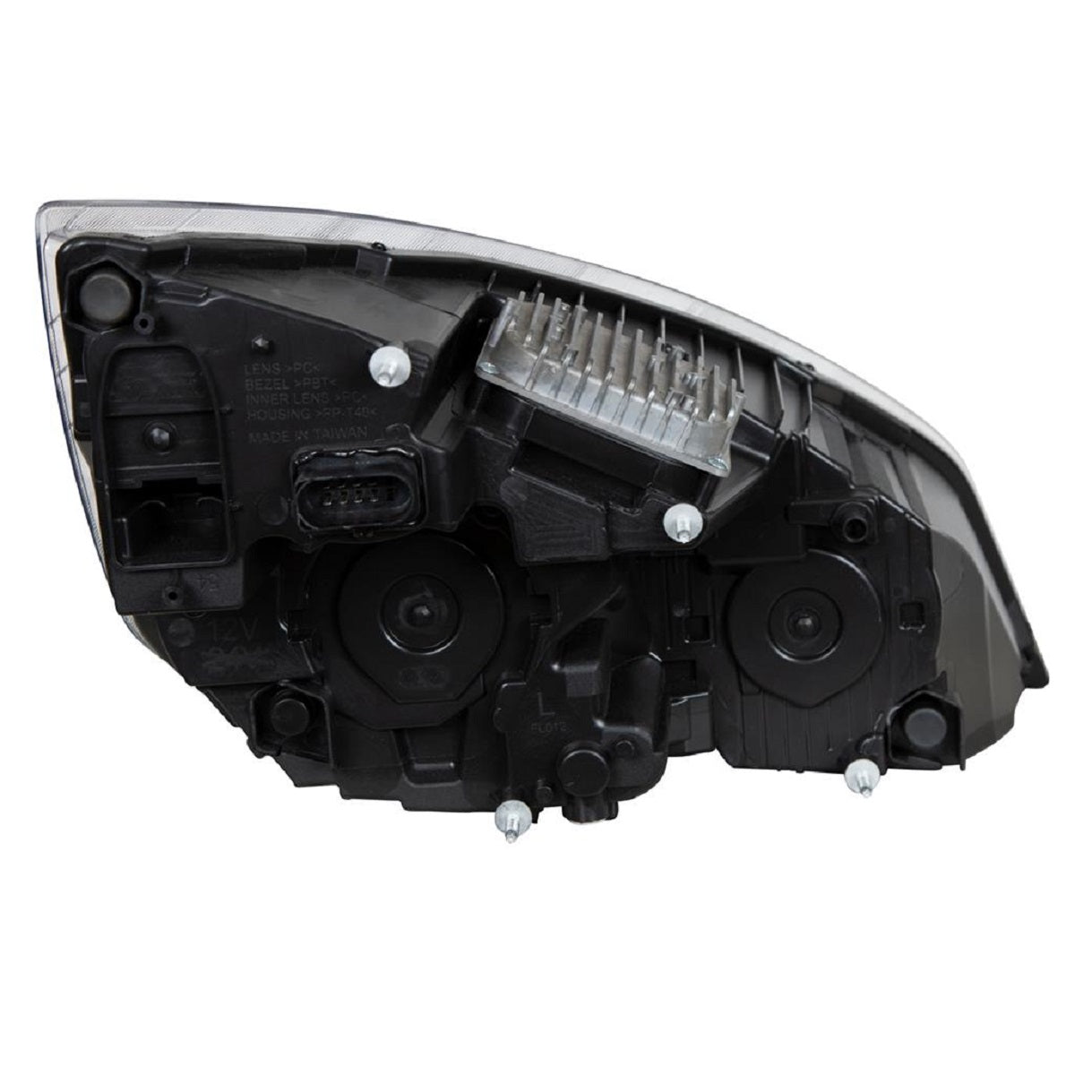 Chrome LED Headlight W/LED Position Light 2018-21 Freightliner Cascadia LH RH