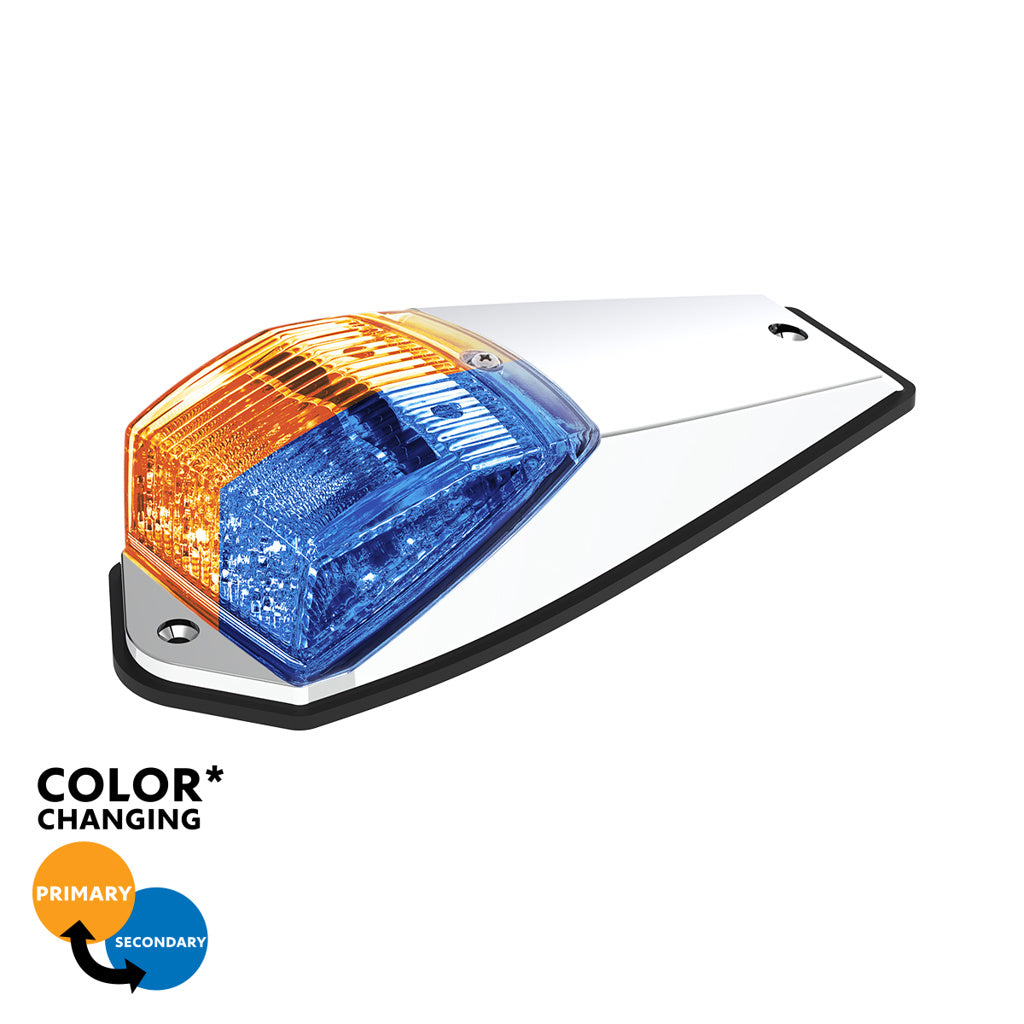 17 LED Grakon 5000 Cab Light Dual Color. Amber Clearance to Blue Auxiliary