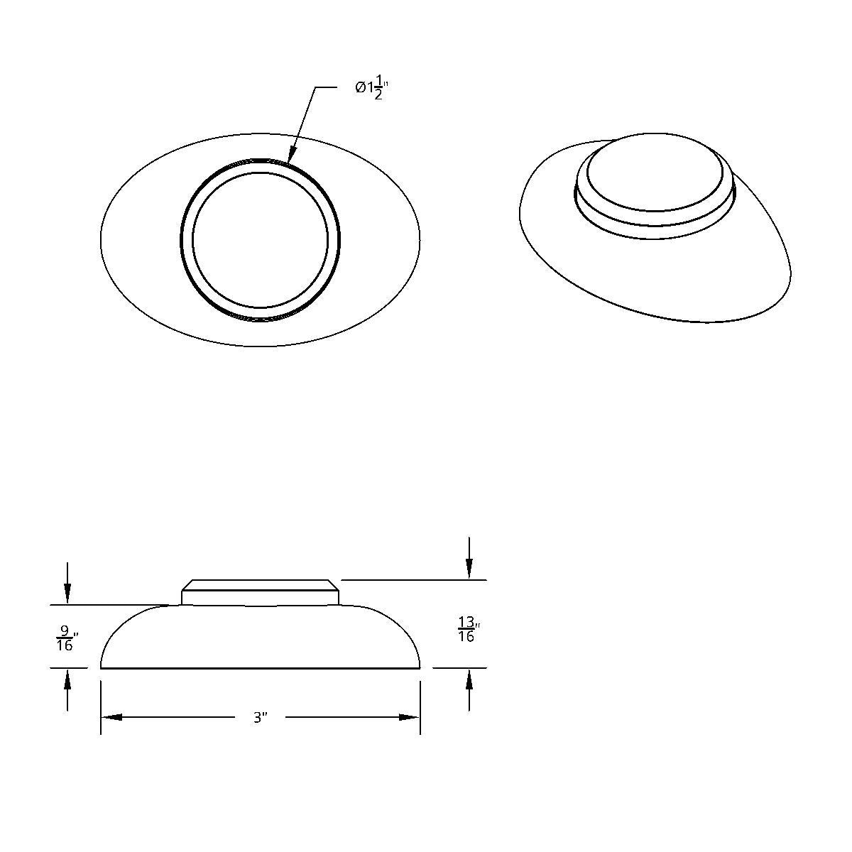 4 LED Mini Oval Dual Color Amber Marker to Purple Auxiliary Light W/Clear Lens