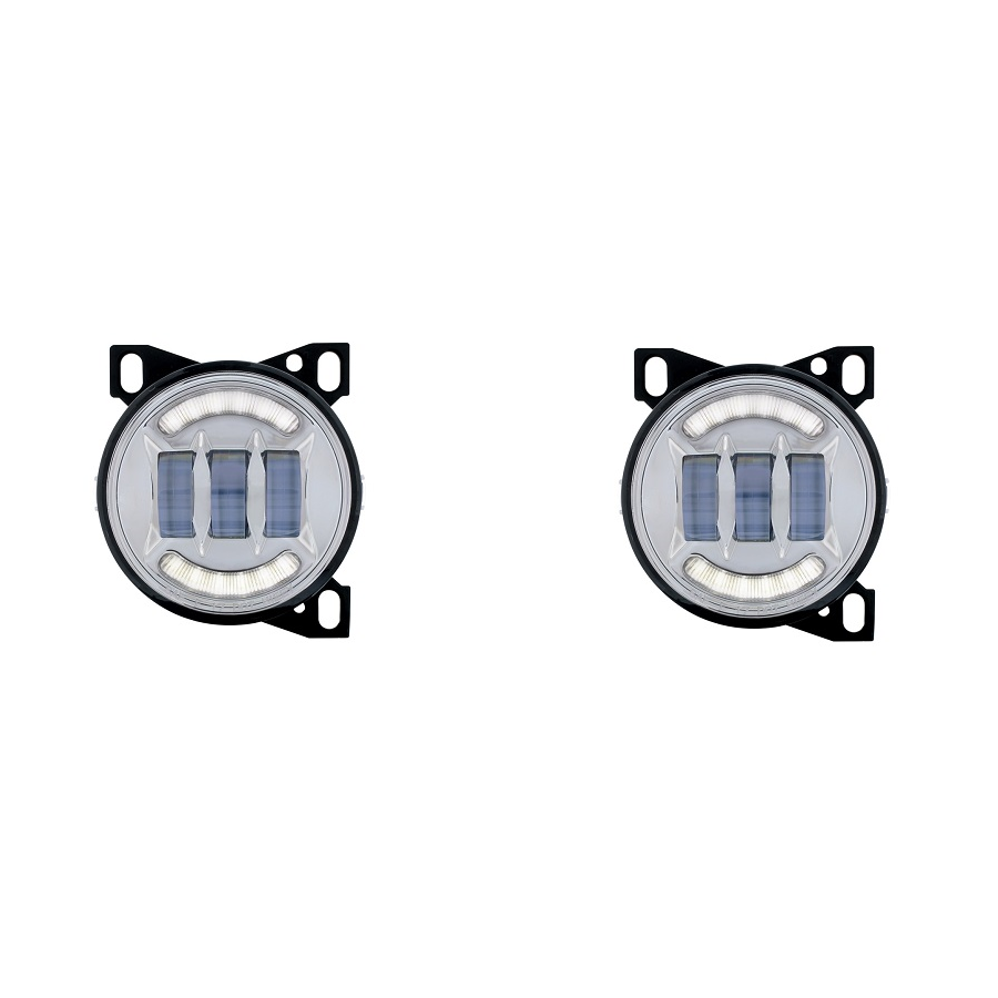 2 - 6 High Power Cree LED Fog Light Peterbilt 579 587 Fits Kenworth T660 LED Position