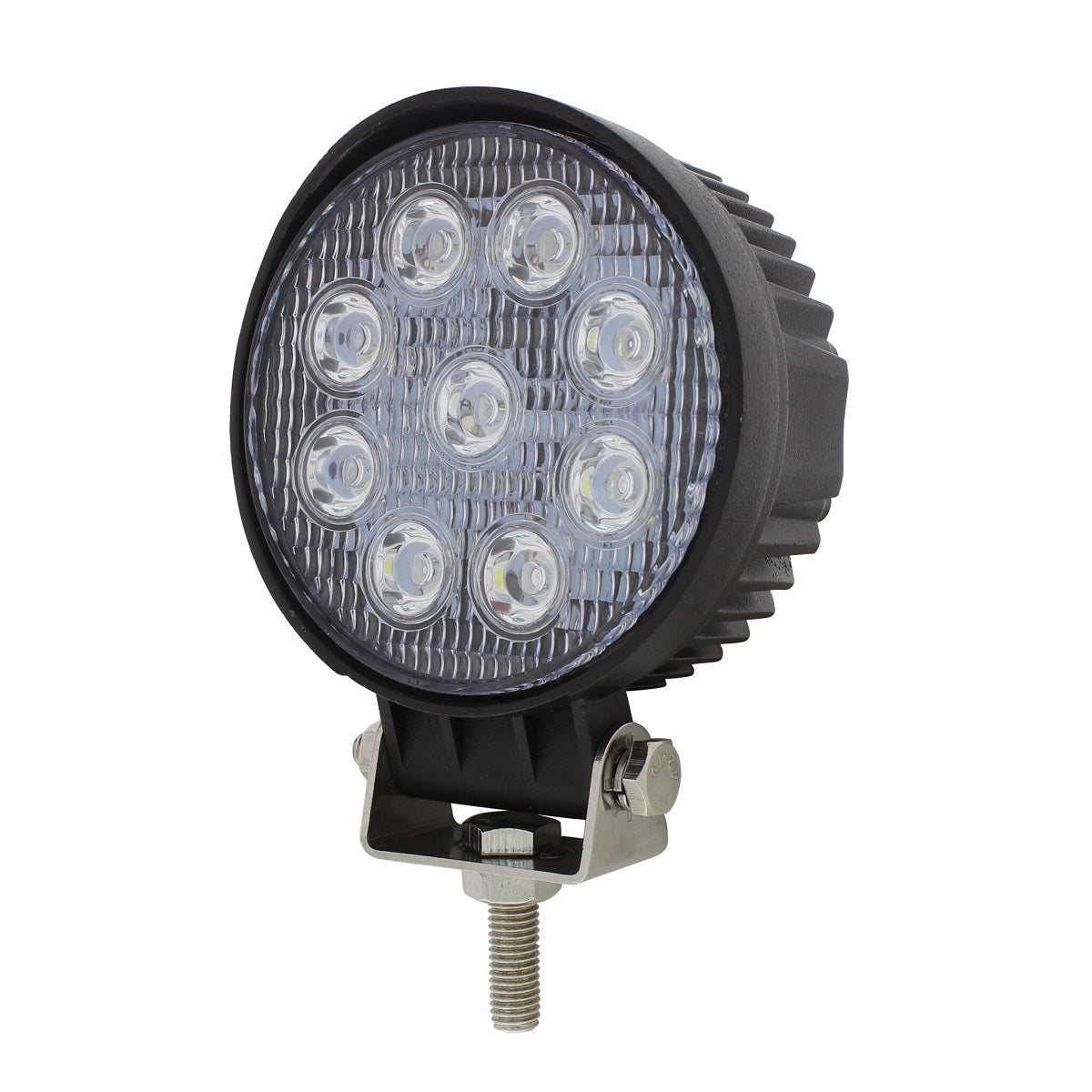 4.5" Round 9 High Power 3 Watt LED Work Light 1700 Lumen 12V-30V DC voltage