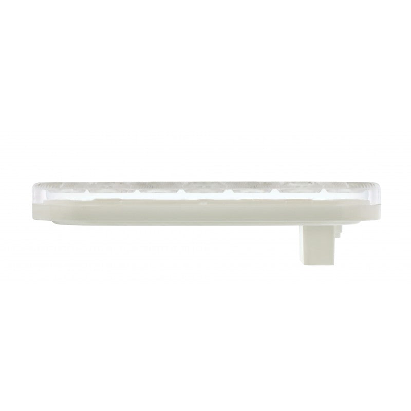(2) 6" Oval Clear White 20 LED Truck Trailer Reverse Back Up Utility Light Kits