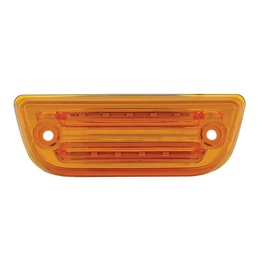 9 LED Rectangular Cab Light For Peterbilt 2013-18 579 Amber Lens/Amber LED's