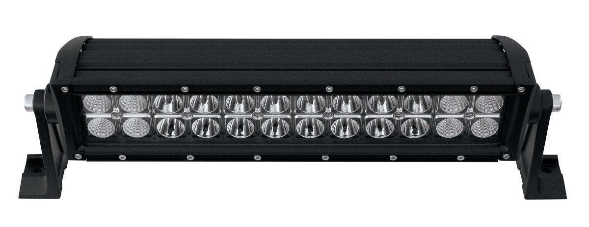 24 High Power 6480 Luman LED Dual Row 13-1/2" Flood/Spotlight Bar Truck RV