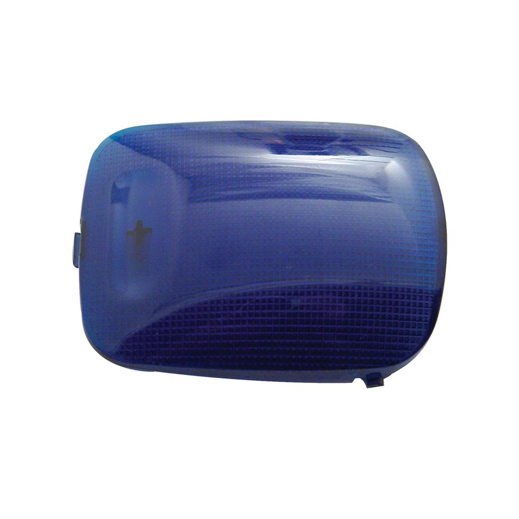 Rectangular Dome Light Lens and Round map Light Lens For 2006+ Peterbilt - Blue