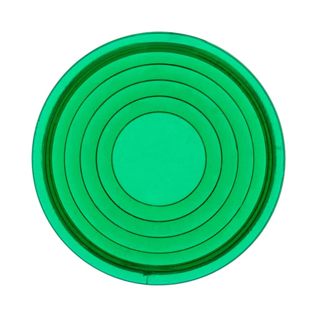 Rectangular Dome Light Lens and Round map Light Lens For 2006+ Peterbilt - Green