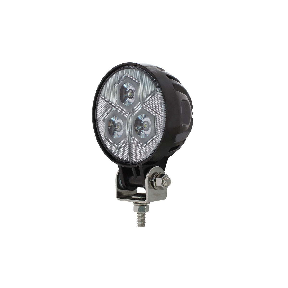 3 High Power LED Round Compact Work Spot Light Truck Tractor RV Trailer