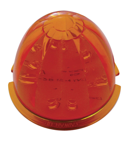 17 LED Watermelon Cab Light - Amber LED/Dark Amber Lens
