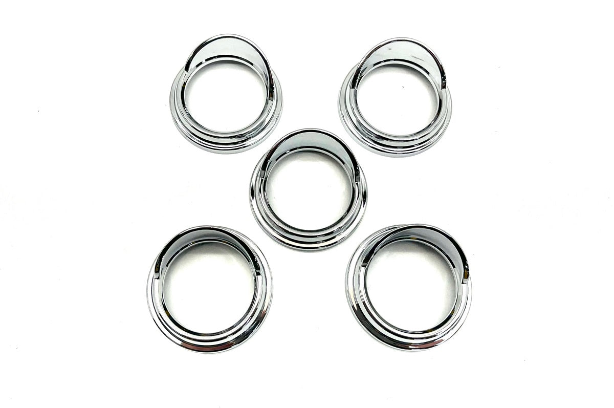 2002-2005 Peterbilt 379 378 Complete Center Counsel Chrome Guage Kit