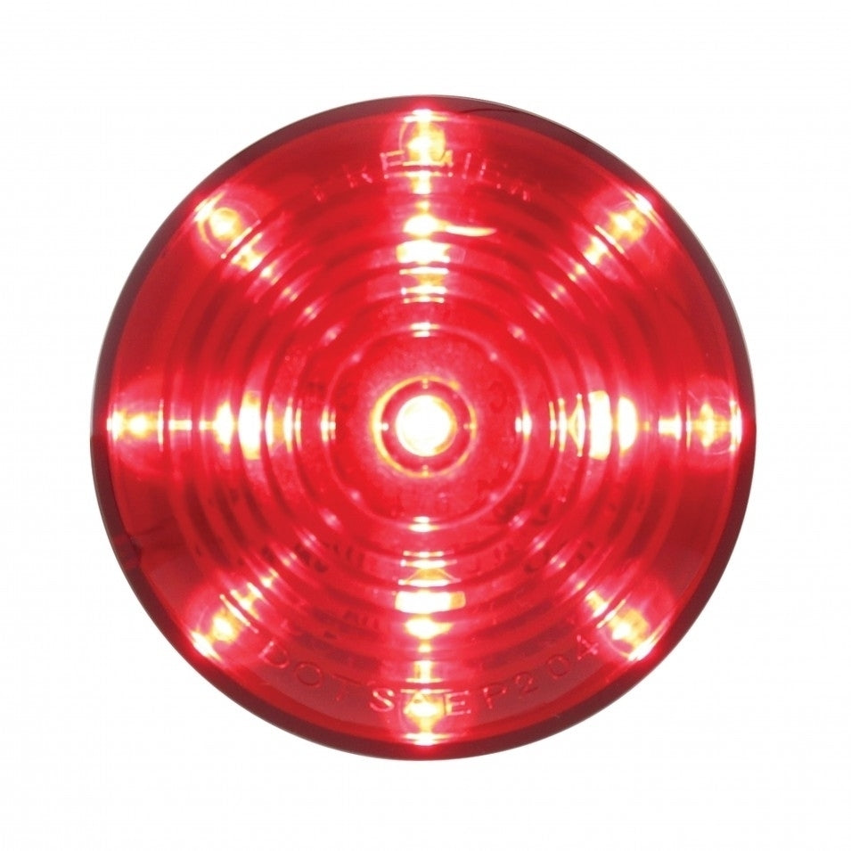 13 LED 2 1/2" Roadster Clearance/Marker Light - Red LED/Red Lens