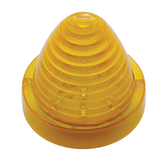 13 LED Beehive Truck-Lite Style Cab Light - Amber LED/Amber Lens