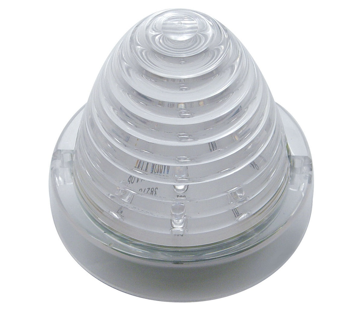 13 LED Beehive Truck-Lite Style Cab Light - Amber LED/Clear Lens